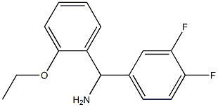 (3,4-difluorophenyl)(2-ethoxyphenyl)methanamine Struktur