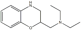 (3,4-dihydro-2H-1,4-benzoxazin-2-ylmethyl)diethylamine Struktur