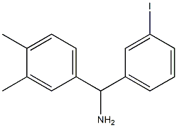 (3,4-dimethylphenyl)(3-iodophenyl)methanamine Struktur