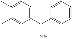 (3,4-dimethylphenyl)(phenyl)methanamine Struktur