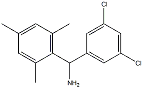 (3,5-dichlorophenyl)(2,4,6-trimethylphenyl)methanamine Struktur