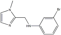 (3-bromophenyl)(1-methyl-1H-imidazol-2-yl)methylamine Struktur