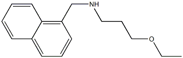 (3-ethoxypropyl)(naphthalen-1-ylmethyl)amine Struktur