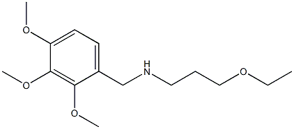 (3-ethoxypropyl)[(2,3,4-trimethoxyphenyl)methyl]amine Struktur