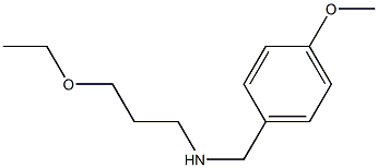 (3-ethoxypropyl)[(4-methoxyphenyl)methyl]amine Struktur