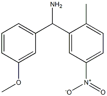 (3-methoxyphenyl)(2-methyl-5-nitrophenyl)methanamine Struktur