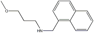 (3-methoxypropyl)(naphthalen-1-ylmethyl)amine Struktur