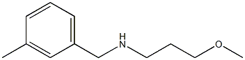 (3-methoxypropyl)[(3-methylphenyl)methyl]amine Struktur