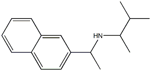 (3-methylbutan-2-yl)[1-(naphthalen-2-yl)ethyl]amine Struktur