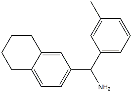 (3-methylphenyl)(5,6,7,8-tetrahydronaphthalen-2-yl)methanamine Struktur