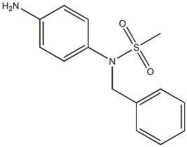 (4-aminophenyl)-N-benzylmethanesulfonamide Struktur