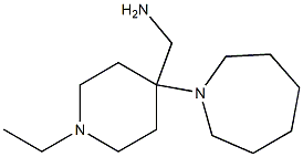 (4-azepan-1-yl-1-ethylpiperidin-4-yl)methylamine Struktur