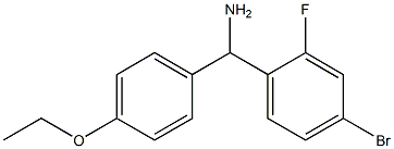 (4-bromo-2-fluorophenyl)(4-ethoxyphenyl)methanamine Struktur