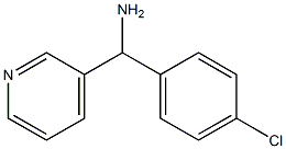 (4-chlorophenyl)(pyridin-3-yl)methanamine Struktur