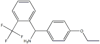 (4-ethoxyphenyl)[2-(trifluoromethyl)phenyl]methanamine Struktur