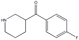 (4-fluorophenyl)(piperidin-3-yl)methanone Struktur