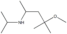 (4-methoxy-4-methylpentan-2-yl)(propan-2-yl)amine Struktur