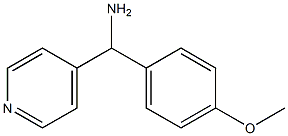 (4-methoxyphenyl)(pyridin-4-yl)methanamine Struktur