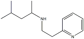 (4-methylpentan-2-yl)[2-(pyridin-2-yl)ethyl]amine Struktur