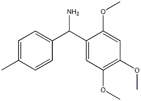 (4-methylphenyl)(2,4,5-trimethoxyphenyl)methanamine Struktur