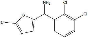 (5-chlorothiophen-2-yl)(2,3-dichlorophenyl)methanamine Struktur