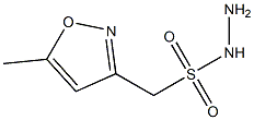 (5-methyl-1,2-oxazol-3-yl)methanesulfonohydrazide Struktur