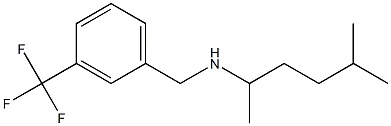 (5-methylhexan-2-yl)({[3-(trifluoromethyl)phenyl]methyl})amine Struktur