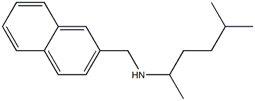 (5-methylhexan-2-yl)(naphthalen-2-ylmethyl)amine Struktur