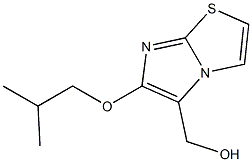 (6-isobutoxyimidazo[2,1-b][1,3]thiazol-5-yl)methanol Struktur