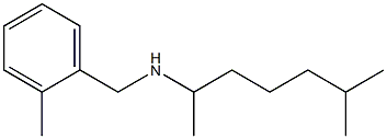 (6-methylheptan-2-yl)[(2-methylphenyl)methyl]amine Struktur