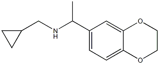 (cyclopropylmethyl)[1-(2,3-dihydro-1,4-benzodioxin-6-yl)ethyl]amine Struktur