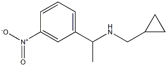 (cyclopropylmethyl)[1-(3-nitrophenyl)ethyl]amine Struktur