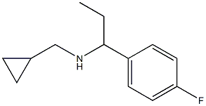 (cyclopropylmethyl)[1-(4-fluorophenyl)propyl]amine Struktur