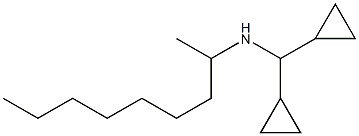 (dicyclopropylmethyl)(nonan-2-yl)amine Struktur