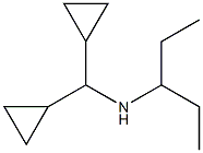 (dicyclopropylmethyl)(pentan-3-yl)amine Struktur