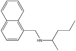 (naphthalen-1-ylmethyl)(pentan-2-yl)amine Struktur