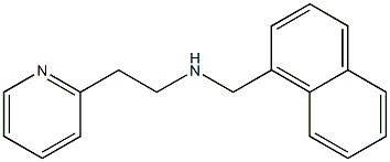 (naphthalen-1-ylmethyl)[2-(pyridin-2-yl)ethyl]amine Struktur