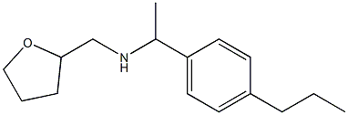 (oxolan-2-ylmethyl)[1-(4-propylphenyl)ethyl]amine Struktur