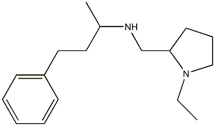 [(1-ethylpyrrolidin-2-yl)methyl](4-phenylbutan-2-yl)amine Struktur