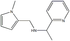 [(1-methyl-1H-pyrrol-2-yl)methyl][1-(pyridin-2-yl)ethyl]amine Struktur