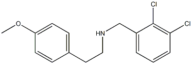 [(2,3-dichlorophenyl)methyl][2-(4-methoxyphenyl)ethyl]amine Struktur