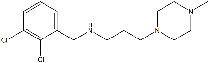 [(2,3-dichlorophenyl)methyl][3-(4-methylpiperazin-1-yl)propyl]amine Struktur