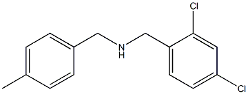 [(2,4-dichlorophenyl)methyl][(4-methylphenyl)methyl]amine Struktur