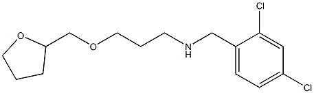 [(2,4-dichlorophenyl)methyl][3-(oxolan-2-ylmethoxy)propyl]amine Struktur