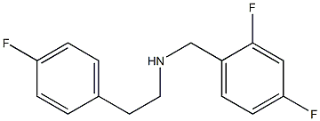 [(2,4-difluorophenyl)methyl][2-(4-fluorophenyl)ethyl]amine Struktur