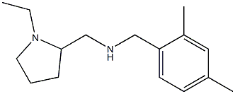 [(2,4-dimethylphenyl)methyl][(1-ethylpyrrolidin-2-yl)methyl]amine Struktur