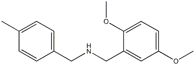 [(2,5-dimethoxyphenyl)methyl][(4-methylphenyl)methyl]amine Struktur