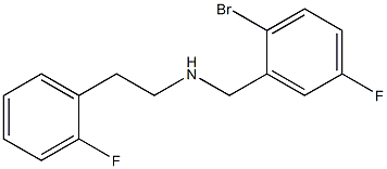 [(2-bromo-5-fluorophenyl)methyl][2-(2-fluorophenyl)ethyl]amine Struktur