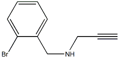 [(2-bromophenyl)methyl](prop-2-yn-1-yl)amine Struktur