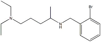 [(2-bromophenyl)methyl][5-(diethylamino)pentan-2-yl]amine Struktur